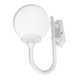 Lisbon 25cm Sphere Wall Light - White Finish / E27 Lisbon 25cm Sphere Wall Light - White Finish / E27